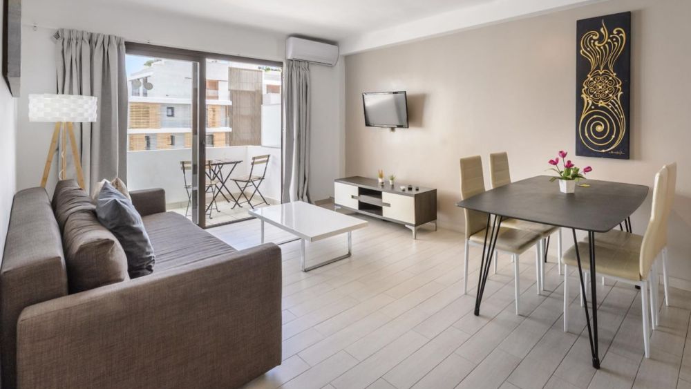 Apartamento de 2 habitaciones en Playa den bossa